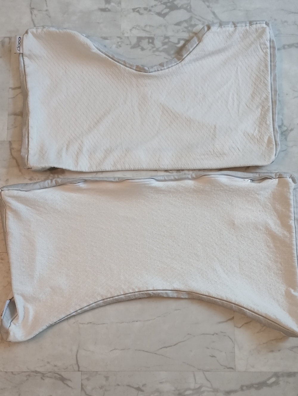 Coop Home Goods Ultra-Tech Waterproof Crescent Pillow Protector Zippered Covers